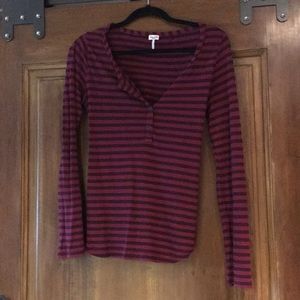 SPLENDID stripped henley size M